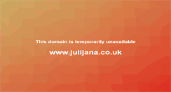 Desktop Screenshot of julijana.co.uk